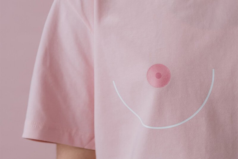person wearing pink shirt
