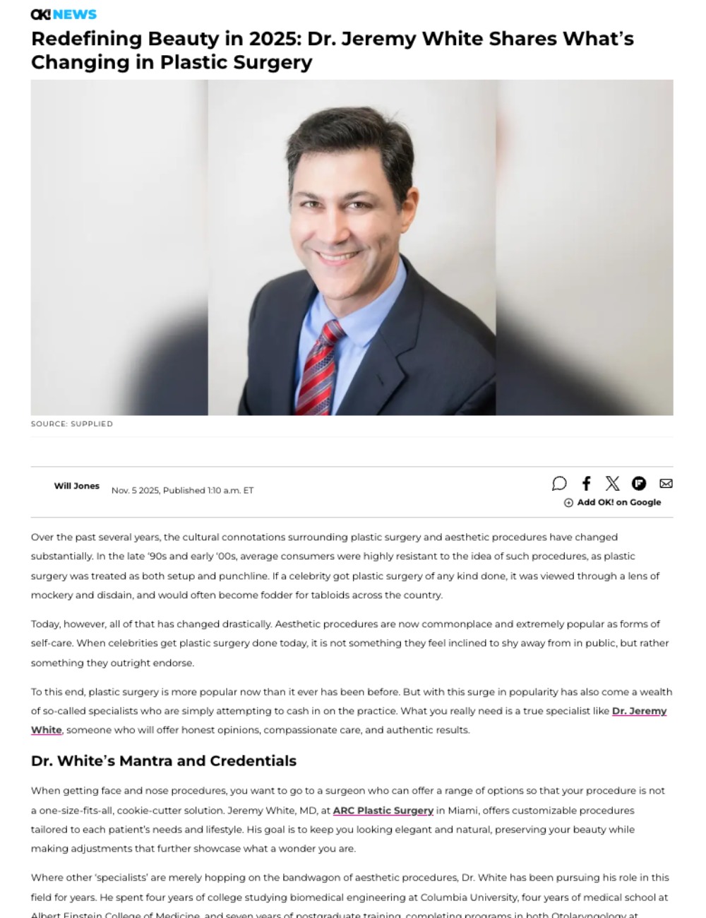 USA Today press article